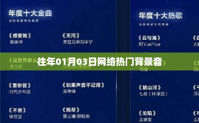 精选网络热门背景音乐盘点，历年一月三日流行趋势回顾