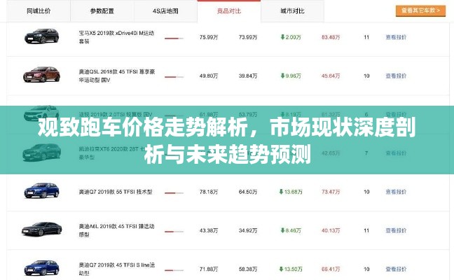 观致跑车价格走势解析，市场现状深度剖析与未来趋势预测