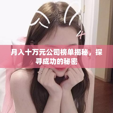 月入十万元公司榜单揭秘，探寻成功的秘密