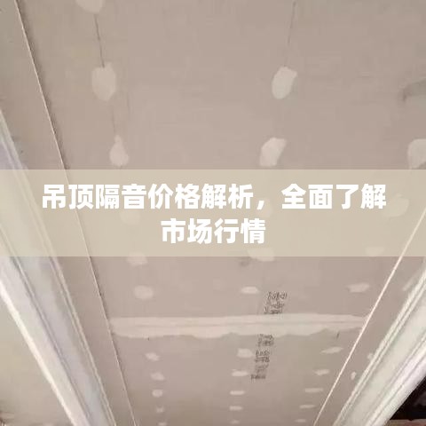 吊顶隔音价格解析，全面了解市场行情